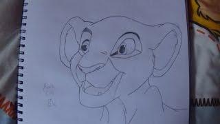 The Lion King | Drawing Kiara Cub