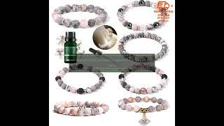 1005005015777506 Healing Pink Zebra Stone Bracelet Women Energy Natural Zebra Jaspers B