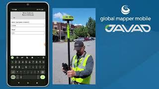 JAVAD GNSS & Blue Marble Global Mapper Mobile