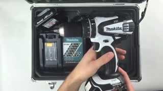 Makita Akku-Schlagbohrschrauber black&white DHP456RYW1 Sonderedition !