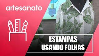 Aprenda a fazer estampas usando folhas com artesã Denise Meneghello – 04/05/22