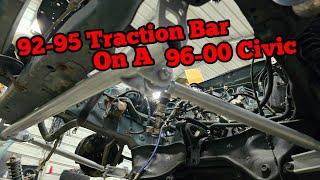 CHEAP EBAY 92-95 Civic Traction Bar Install On A 96-00 Honda Civic! | Budget F2B Turbo Civic Project