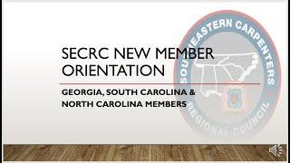 Georgia, South Carolina, and North Carolina New Member Orientation - English