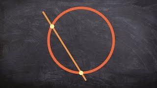 What is the definition of a secant line