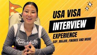 (In Nepali) USA Visa Interview Experience ( Student Visa F1) in Nepal Questions and Sample Answers