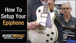 EPIPHONE LES PAUL - How to Setup Your Electric Guitar - Step by Step