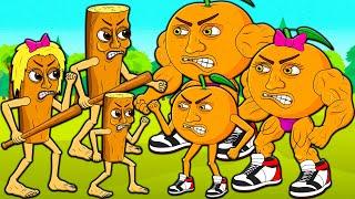 FAMILY OF UDINDINDINDUN VS FAMILY OF TUNG TUNG TUNG SAHUR! ITALIAN BRAINROT Cartoon Animation