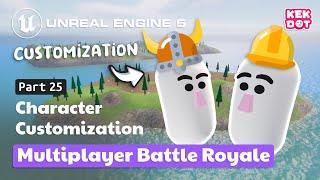 Creating the Character Customization | 25 | Multiplayer Battle Royale | Tutorial | Unreal Engine 5