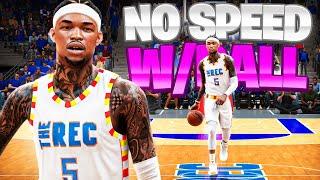 This NO SPEED WITH BALL BUILD has REC RANDOMS SPEECHLESS in NBA 2K24..