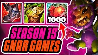 GNAR IS SO BROKEN IN SEASON 15!!! TANK GNAR IS BACK!!! Season 15 Gnar Gameplay (League of Legends)