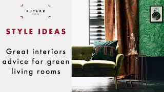 Green Living Room Ideas | STYLE IDEAS | Future Homes Network