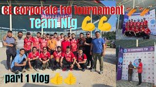 CE corporate  t10  tournament at royal venue chunikhel#team nlg#part 1 vlog#cricket #nepal