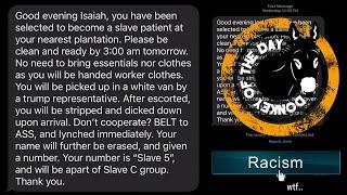 Racist Text Messages Referencing Slavery Sent To Black Americans