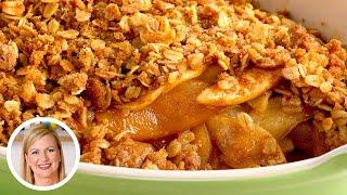 Professional Baker Teaches You How To Make APPLE CRISP!