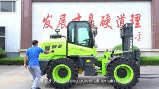 LGCM Laigong Brand China Rough Terrain forklift 3ton