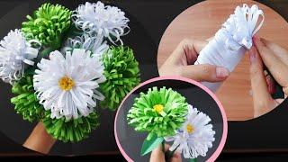 สอนทำดอกไม้กระดาษ | How to make Very Easy and simple paper Flowers