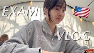 vlog | 미국 유학생의 시험기간 | 새벽 5시부터 공부하기 | 파티가 뭐죠? | Embry-Riddle Aeronautical University