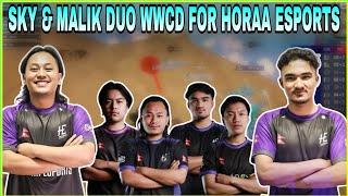 SKY & MALIK Duo Chicken Dinner for Horaa Esports | Clash with kvn #cr7horaa #ruthless #horaaesports