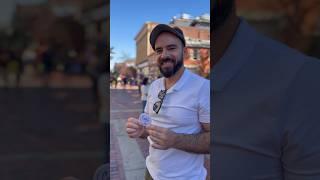 teaching people how to make pinback buttons #zachriddleart #fiftyfiftee50tour #buttonpress #pins