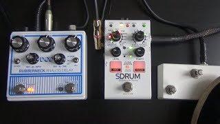 DigiTech SDRUM featuring DOD Rubberneck analog delay