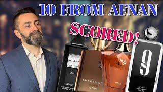 10 Fragrances From Afnan Scored And Ranked! | My Favourite Middle Eastern Fragrance House!