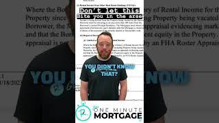 FHA 100 mile rule