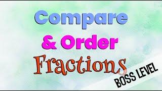 GCSE Compare & Order Fractions, Decimals & Percents