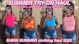 HUGE SUMMER SHEIN CLOTHING HAUL 2022 | 20+ items (shoes, jewelry, ACCESSORIES & more!)