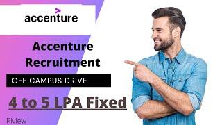 Accenture Recruitment Process 2021 | Accenture Jobs For Freshers 2021 | Salary - ₹ 35k |Any Graduate