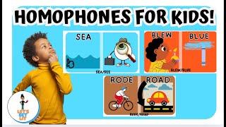 Homophones For Kids | English For Kids | What Are Homophones? Vocabulary for Kids