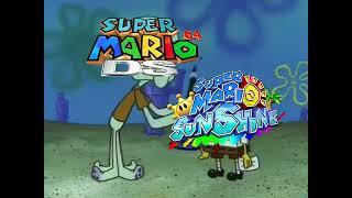 Super Mario 64 DS vs Super Mario Sunshine Music 3 (SpongeBob Wrong Notes)