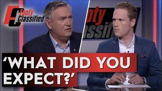 Eddie and Sam McClure clash over reporting of Jack Steven saga - Footy Classified | Footy on Nine