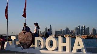 جولة في شوارع الدوحة  قطر بعد المونديال