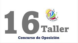 Taller No 16 / Concurso de Oposición Docente / Secuencias Graficas