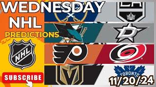 NHL Picks & Predictions Today 11/20/24 | NHL Picks Today 11/20/24 | Best NHL Bets