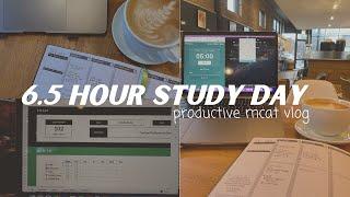 MCAT VLOG (REALISTIC) | sharing my spreadsheet tracker, MileDown's ANKI deck, coffee shop studying