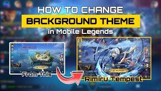 RIMURU TEMPEST BACKGROUND THEME in Mobile Legends