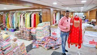 Suit के Real Manufacturers | Ajit Zone की सच्चाई | सबसे सस्ता Suit market  Shree Sawaliya Silk Mills