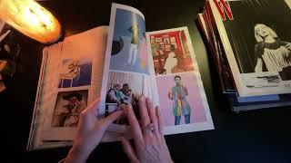 Fashion Art Magazine Flip Through  | #ASMR with Crinkly Pages