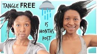 TANGLE FREE Transitioning Hair Wash Day- 15 months POST RELAXER⎮ Winter Noelle Beauty