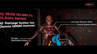 Gore Flesh Multi Layer Damage System in Unreal Engine 5 like DEAD ISLAND 2 - Test made by DNMN