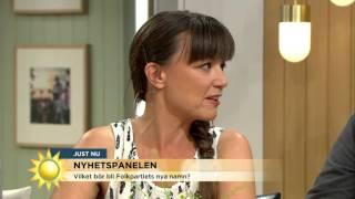 Vilket bör bli Folkpartiets nya namn? - Nyhetsmorgon (TV4)