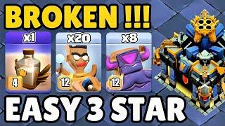 TH 17 ATTACK STRATEGIES ~ RAM RIDER + COOKIE + REVIVE SPELL = EXTREMELY INSANE  ~ CLASH OF CLANS