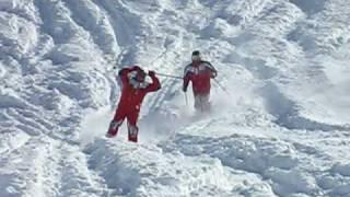 El placer de esquiar con nieve virgen