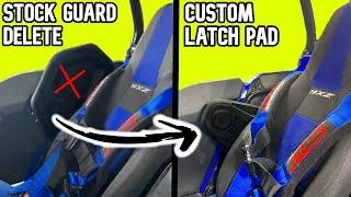 YAMAHA YXZ CUSTOM DOOR LATCH COVER | STOCK PLASTIC SEAT GUARD DELETE | CHEAP MODIFICATION | SXS