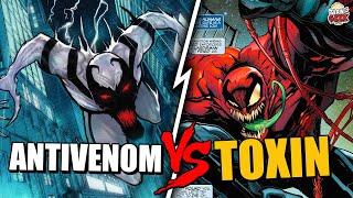 ANTIVENOM VS TOXIN ¿QUIEN GANARÍA? | Marvel en 1 Minuto | spiderman no way home spiderverse | #Short