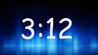 3:12 Minutes Timer / Countdown from 3min 12sec