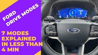 Ford Drive Modes - 7 modes explained in less than 4 minutes