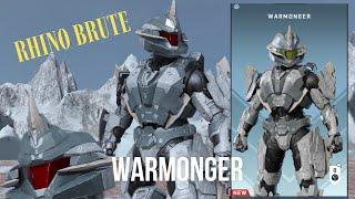 Warmonger - Rhino looking brute armour - Halo Infinite store