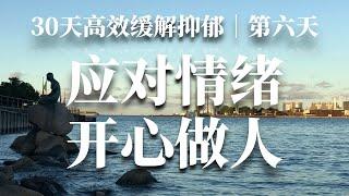 30天高效缓解抑郁冥想｜第六天｜应对情绪，开心做人｜Chinese Guided Meditation